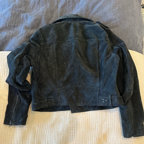 BlankNYC Suede Jacket in Vintage Black Sz M - Picture 3 of 3